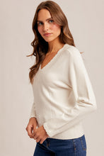 Load image into Gallery viewer, Scallop Edge Detail Sweater [Off White-38682]
