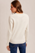 Load image into Gallery viewer, Scallop Edge Detail Sweater [Off White-38682]
