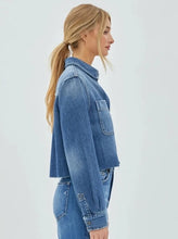 Load image into Gallery viewer, Hidden Jean Jacket [Medium Dark-HD143S]
