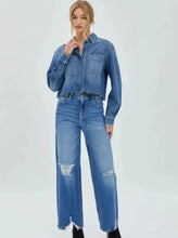 Load image into Gallery viewer, Hidden Jean Jacket [Medium Dark-HD143S]
