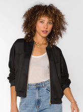 Load image into Gallery viewer, Lusha Crop Bomber [Black-8NP-4664]

