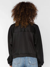 Load image into Gallery viewer, Lusha Crop Bomber [Black-8NP-4664]
