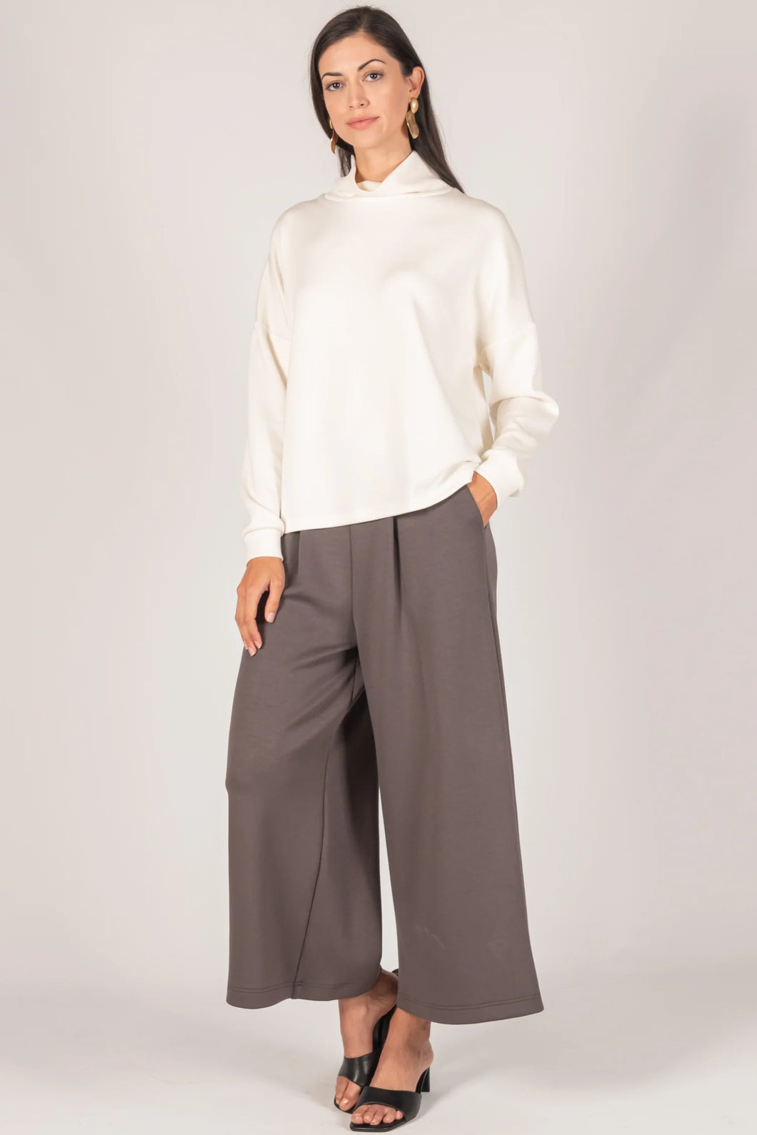 Modal Long Sleeve Top [Eggshell-PT10457]