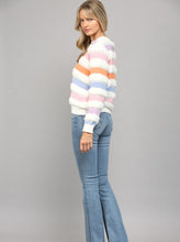 Load image into Gallery viewer, Stripe Looped Knit Sweater [Cream-FW9786]
