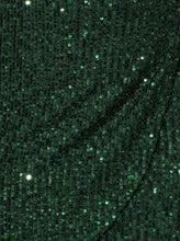 Load image into Gallery viewer, Faux Wrap Sequin Dress [Forest Green-JD2332]
