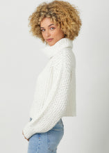 Load image into Gallery viewer, Turtleneck Cropped Sweater [Ivory-60795]
