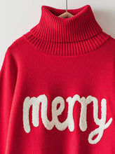 Load image into Gallery viewer, Merry Turtle/Mock Neck [Red-GWT1042]
