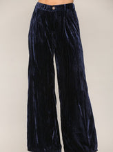 Load image into Gallery viewer, Crinkle Velvet Pant [Moonlight Blue-FP9710]
