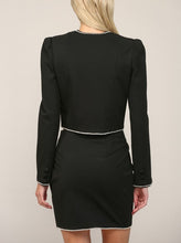 Load image into Gallery viewer, Rhinestone Blazer [Black-FJ73002]
