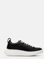 Steve Madden Shock Leather Shoe [Black-SHOC01S1]