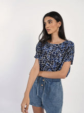 Load image into Gallery viewer, Woven Top [Navy-LAR205ABP]
