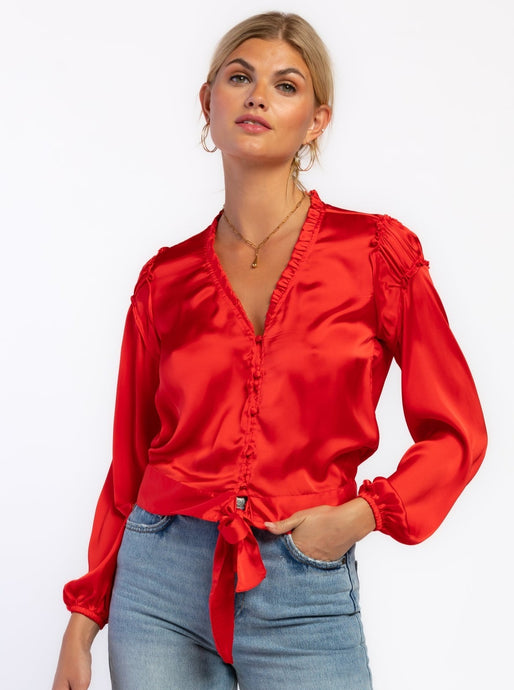  100% Polyester Machine wash cold, hang dry