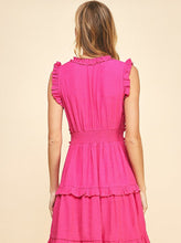 Load image into Gallery viewer, Sleeveless V-Neck Dress [Pink-3087D]
