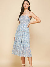 Load image into Gallery viewer, Cami Floral Midi Dress [Blue Multi-3747D]
