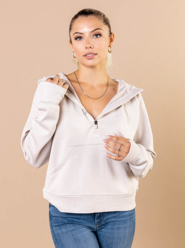 The Women's Thread & Supply Lella Sweatshirt is the lightweight, cozy essential your wardrobe needs. Whether you wear it as a top layer or a mid-layer, you'll love your Women's Thread & Supply Lella Sweatshirt.  -unlined  -Woven  -Non-sheer  -Fabric content - 47% modal, 47% polyester, 6% spandex  -Machine wash cold / Tumble dry low