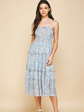 Load image into Gallery viewer, Cami Floral Midi Dress [Blue Multi-3747D]
